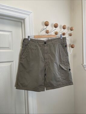 Burberry Brit - Classic Cargo Shorts - Olive Green - 34